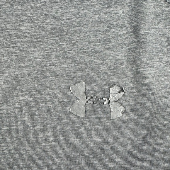 Under Armour HeatGear Fitted Gray Short Sleeve Athletic‎ Shirt XXL - Picture 4 of 9